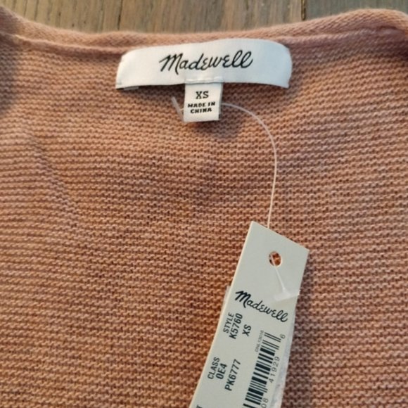 NWT Madewell Kimball Pullover Sweater Rose XS - Picture 4 of 7